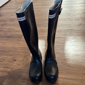 Hunter Classic Black Tall Boots